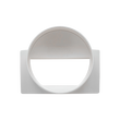 90mm Pipe to 100mm x 50mm Rectangular Socket Adaptor