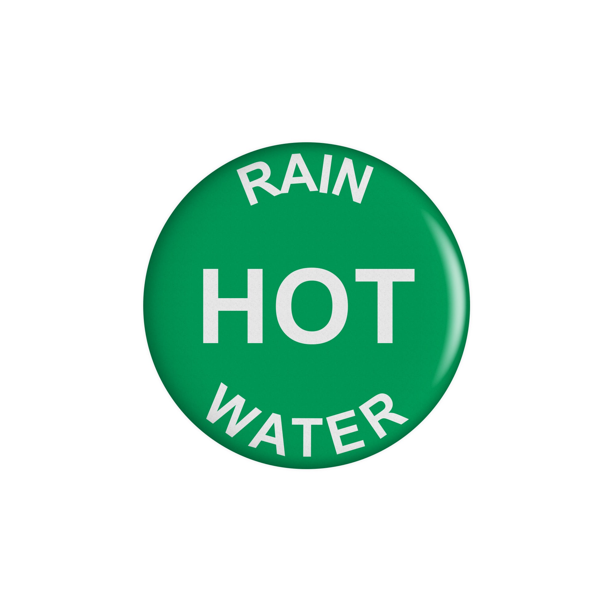 Rain Water Hot Tap Button Insert - Green 16mm – Blue Mountain Co AU