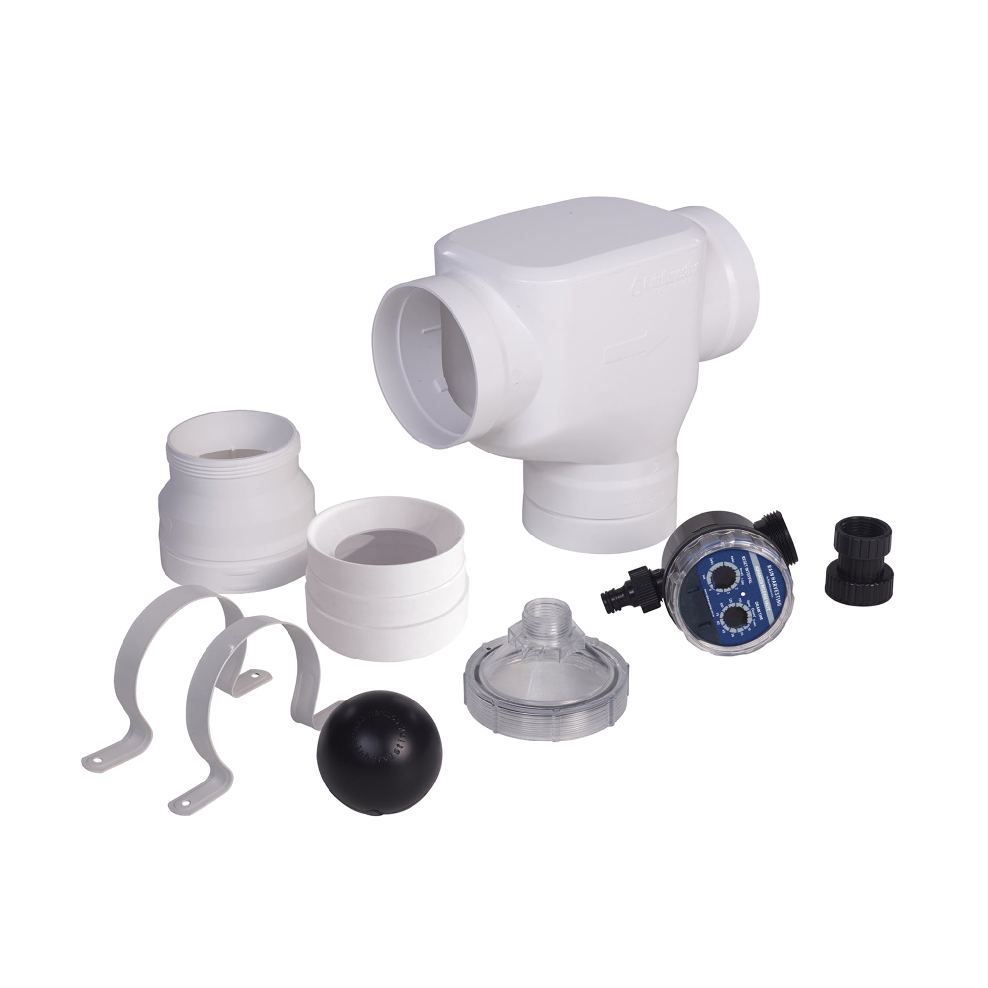 Catch Valve First Flush Chamber Style, Catch-All Tee and Electronic Release Valve ...